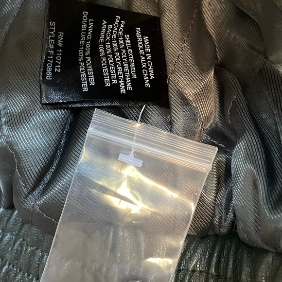 New Silence + Noise faux leather jacket size medium - Picture 8 of 10